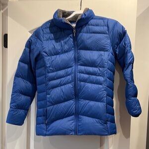 Kids Blue Columbia Puffer Jacket